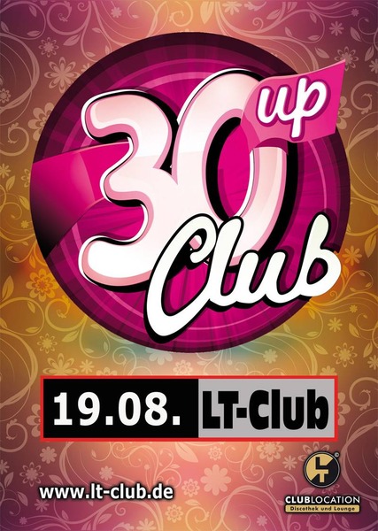 Party Flyer: 30up-Club am 19.08.2016 in Rostock
