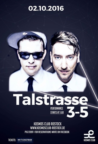 Party Flyer: Talstrasse 3-5 feat DeejayNoS am 02.10.2016 in Rostock