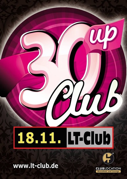 Party Flyer: 30up-Club am 18.11.2016 in Rostock