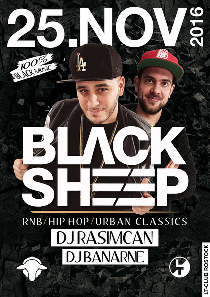 Party Flyer: Black Sheep am 25.11.2016 in Rostock