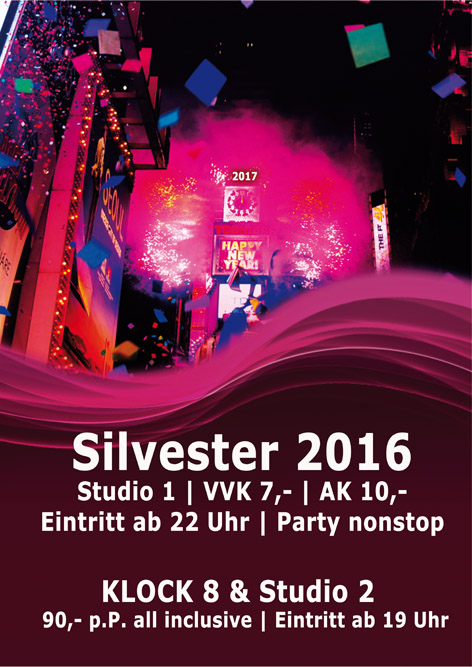 Party Flyer: Die Silvesterparty  am 31.12.2016 in Rostock