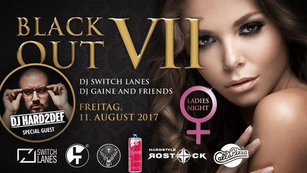Party Flyer: BlackOut VII - Hanse Sail Special am 11.08.2017 in Rostock