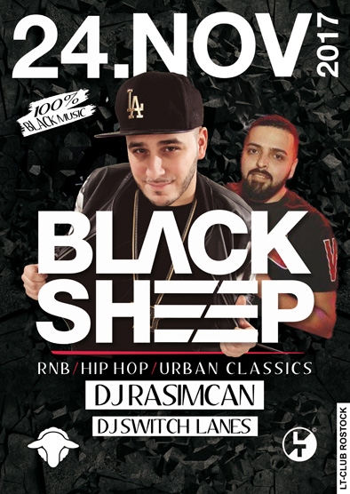Party Flyer: Black Sheep am 24.11.2017 in Rostock
